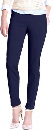 Multiples Slim-Sations Ankle Pants In Midnight Navy