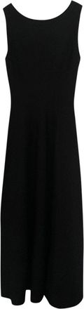 Alaia Black Textured Maxi Dress Size M