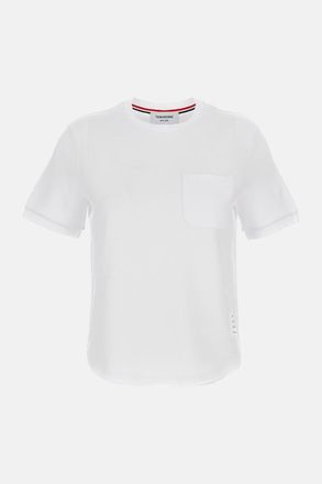 Thom Browne Maglietta Con Tasca Cotone Milano