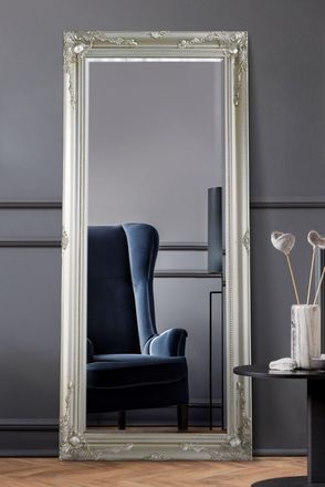 MirrorOutlet Buxton Silver Full Length Mirror 170 x 79 CM | Size: 1 Pack