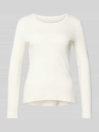 Christian Berg Longsleeve mit Rundhalsausschnitt in Offwhite, Gr&ouml;&szlig;e L