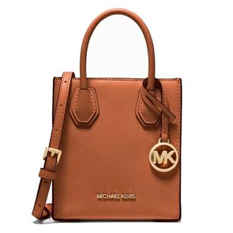 Michael Kors Bruine Bont Handtas