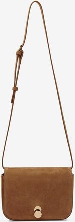 Fabiana Filippi Rechteckige Schultertasche aus Wildleder Eclissi