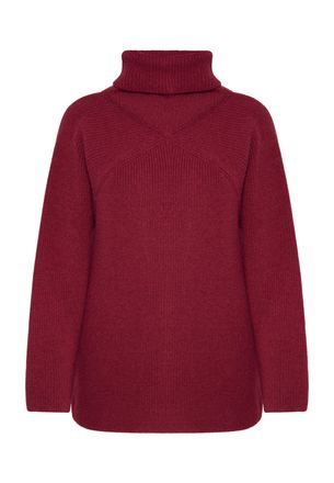 Usha Jumper Dames Donker kersenrood