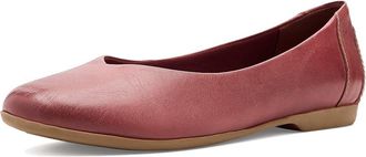 Trotters Iris Womens Dress Flat Shoes Cherry : 10.5 N (AA), Leather