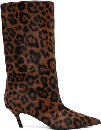 Amina Muaddi 60mm Fiona Pointed-toe Boots