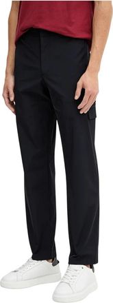 A|X Armani Exchange Nylon Stretch Cargo Broek - Heren - Chinos - Blauw - W32 - Nylon - Broeken