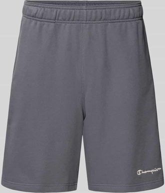 Champion Shorts mit elastischem Bund und Label-Stitching in Anthrazit, Gr&ouml;&szlig;e XXL