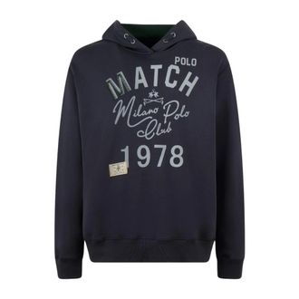 La Martina Match Hoodie - Sweatshirts & Hoodies - Hombre - Azul - M