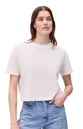 Richer Poorer Inc. Vintage Jersey Oversized Crop in White at Nordstrom, Size X-Large