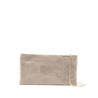Benedetta Bruzziches Your Best Friend La Petite Embellished Chain Clutch Bag