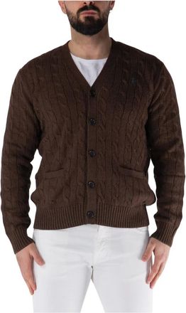 Polo Ralph Lauren Heren, Truien, Bruin, Maat: XS Katoen