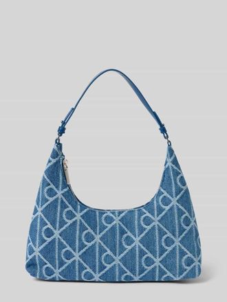 Calvin Klein Shoulder Bag in Denim-Optik in Dunkelblau, Gr&ouml;&szlig;e 1