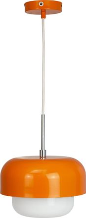 Dyberg Larsen L&aacute;mpara Dyberg Larsen Haipot Naranja Claro Metal Vidrio 23 Cm