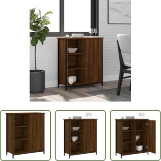 vidaXL Credenza marrone - Credenza Rovere Marrone 70x30x80 cm in Legno Multistrato