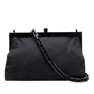 Prada Pre-owned Crossbody Tas - Dames - Pre-owned - Zwart - Maat: ONE Size Nylon