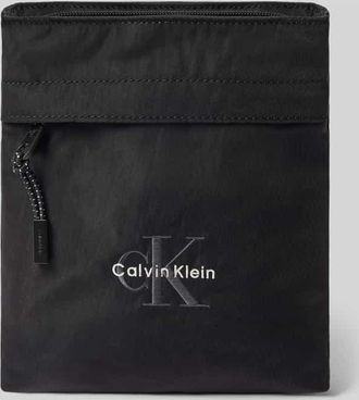 Calvin Klein Crossbody Bag mit Label-Stitching in BLACK, Größe 1