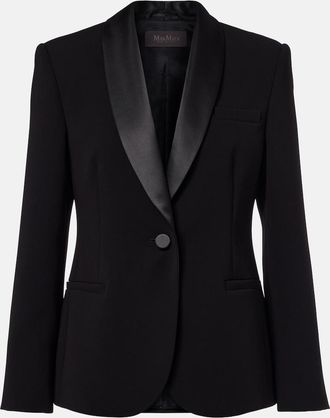 Max Mara Blazer da smoking Scatola in cady