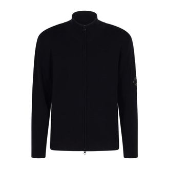 C.P. Company C.P. Company, Cardigans, male, Blue, 2XL, Knitwear Cardigan in Re-wool