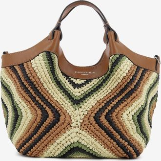 Gianni Chiarini Borsa in tessuto Dua willow