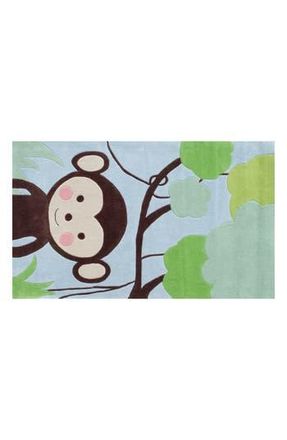 R16 Home Jungle Mania Indoor/Outdoor Doormat in Blue/Brown at Nordstrom Rack