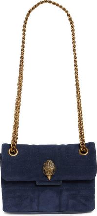 Kurt Geiger Mini Kensington Convertible Leather Crossbody Bag in Navy at Nordstrom Rack