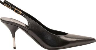 Versace Schoenen, Dames, Zwart, 36 EU, Slingback Pomp