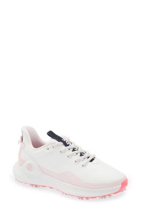G/Fore MG4+ O2 G/LOCK Golf Shoe in Snow/Blush at Nordstrom, Size 9.5