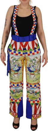 Dolce & Gabbana Womens Multicolor Printed Snow Trouser Pants - Multicolour
