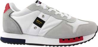 Blauer Schoenen, Heren, Veelkleurig, 41 EU, Stijlvolle Wit Rode Marineblauwe Jas