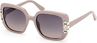 Guess GU00294 57B Womens Sunglasses Brown Size 52
