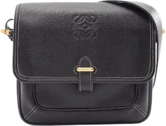 Loewe Pre-owned Borsa a Spalla in Pelle Anagram - - Pre-owned - Donna - Nero - ONE SIZE