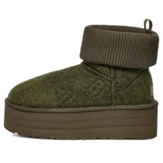 UGG (WMNS) UGG Classic Mini Platform Felted Forest Night 1144047-FRSN