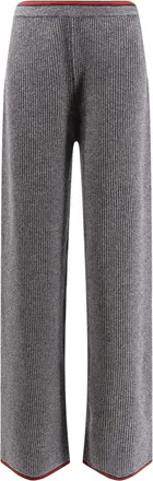 Gucci Stretch Wool Trousers-Donna