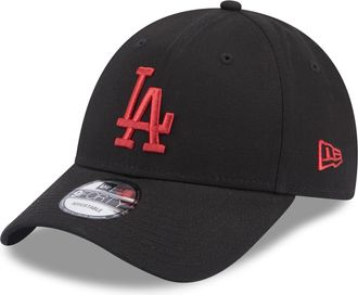 New Era Los Angeles Dodgers MLB League Essential Black 9Forty Adjustable Cap - One-Size