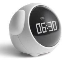 OEM Reloj Despertador Infantil Con Aviso De Puntualidad, Luz Nocturna, Control Por Voz, Brillo Ajustable, Detecci&oacute;n De Temperatura Y Funci&oacute;n De Repetici&oacute;n