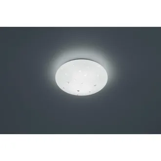 Trio Leuchten Plaf&oacute;n Moderno Ip44 Led Regulable Achat &Oslash;27 Cm Blanco Trio Lighting