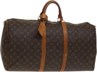 Louis Vuitton Pre-owned Weekend Bags, female, Brown, Size: ONE SIZE Pre-owned Canvas louis-vuitton-bags