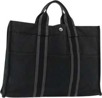 Herm&egrave;s Pre-owned Tote Bags, female, Black, Size: ONE SIZE Pre-owned Vintage Tote Bag