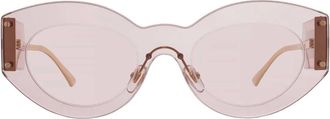Versace Pink Gradient Flash Shield Ladies Sunglasses VE2276 1002/5 144