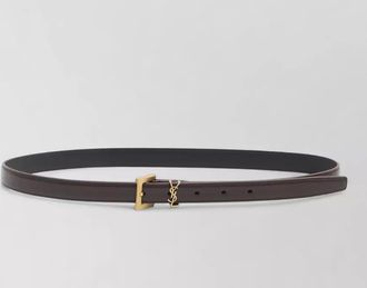 Saint Laurent leather thin belt