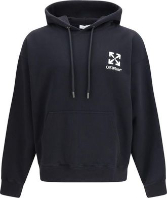 Off-white Black Regular Logo Hoodie