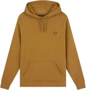 Lyle & Scott Hoodies - Heren - Hoodies - Geel - M - Katoen - Hoodies & sweatvesten