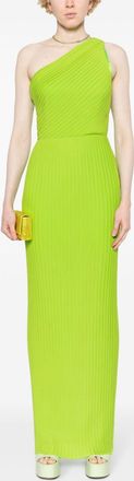 Solace London Womens Adira Maxi Dress - Lime Green - Size EU 38 (Womens)