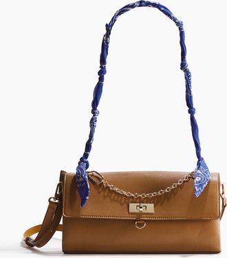 H&M Crossbody-Tasche mit Tuchdetail - Yellow