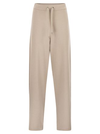 Herno joggingbroek van viscosemix