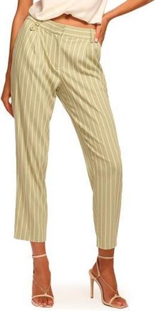 Ramy Brook Ingrid Stripe Ankle Pants in Mint Canvas at Nordstrom Rack, Size 12