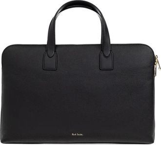 Paul Smith Borsa porta pc a righe - Nero