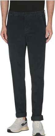 Dondup Heren, Broeken, Blauw, Maat: W34 Corduroy
