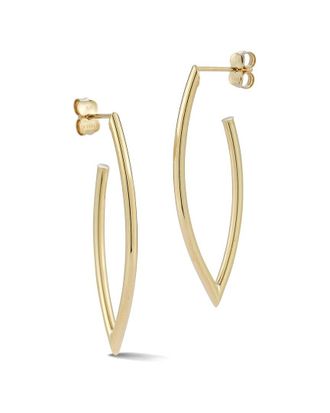 Ember Fine Jewelry 14K Marquise Hoops
